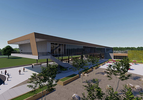 Picture of the future STEM facility.